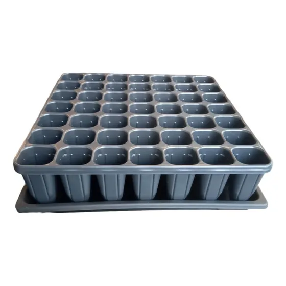 Combo Bandeja De Cultivo Germinacion 49 Esquejes + Plato