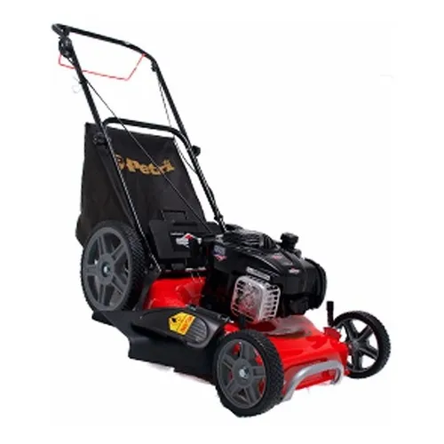 Cortadora césped nafta Petri 6.75hp briggs uso profesional color rojo