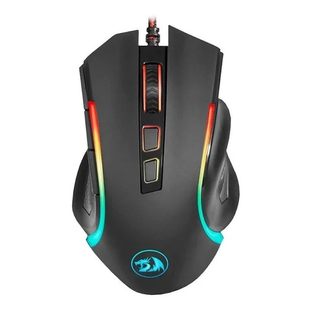 Mouse gamer de juego Redragon Griffin M607 negro
