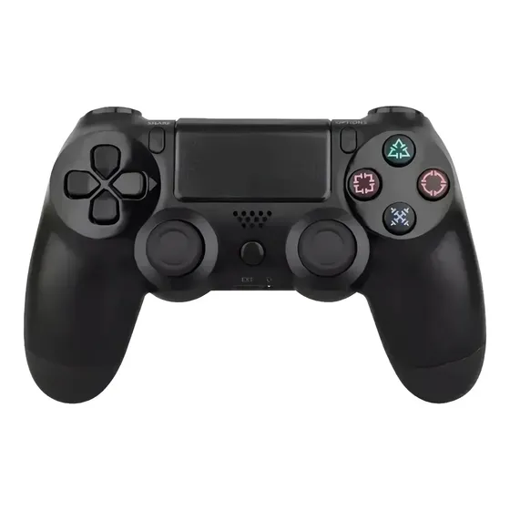Controlador Inalámbrico Double Motor PS4 Negro Bluetooth Touchpad Vibration 4 | Cuotas sin interés