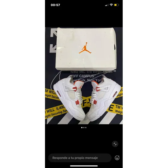 Retro 4 Metallic Orange