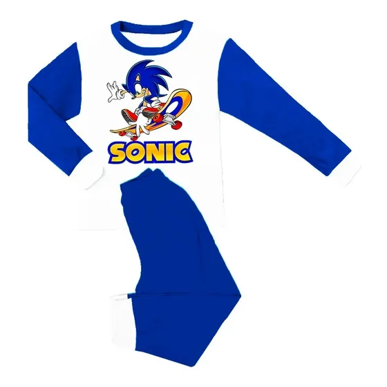 Pijama De Sonic Niño Y Niña Talla 16 Y Talla S