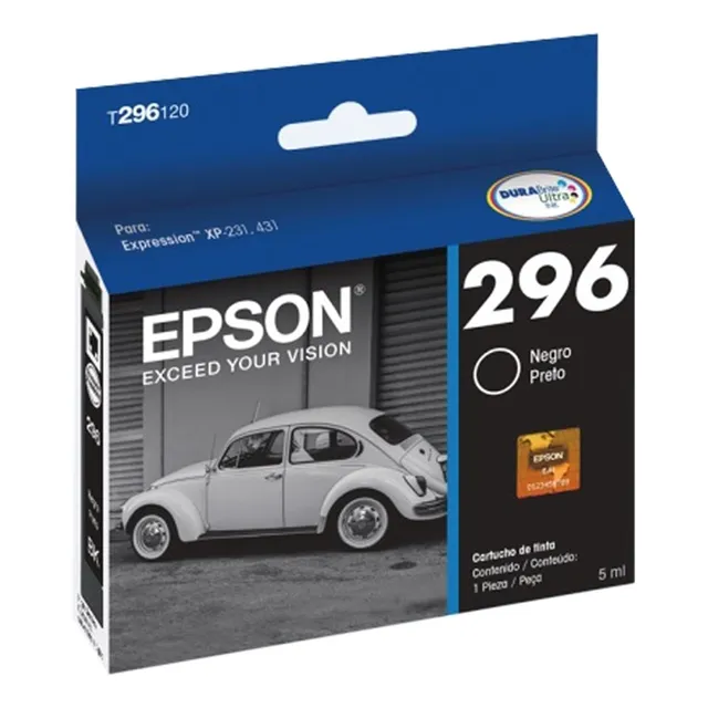 Cartucho De Tinta Epson 296 T296120-al Negro