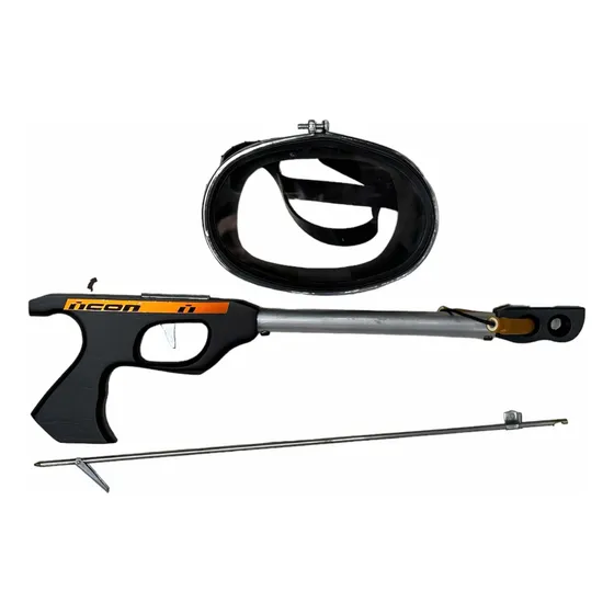 Arpón Para Pesca Con Careta En Vidrio Kit Pesca Arpón+careta