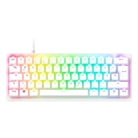 Teclado Razer Huntsman V3 Pro Mini Analog 60% Rgb Us Blanco Idioma Inglés Us
