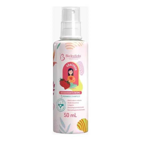Desodorante Intimo Morango E Chantilly 50ml - Bio Instinto