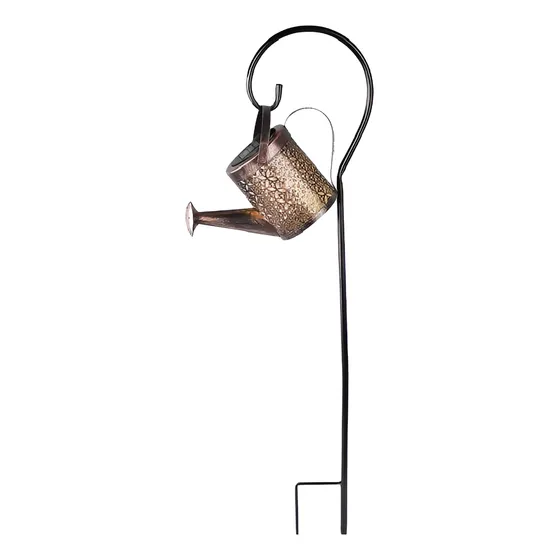 Regadera Solar Led Hada Jardin Decorativa Luz Calida