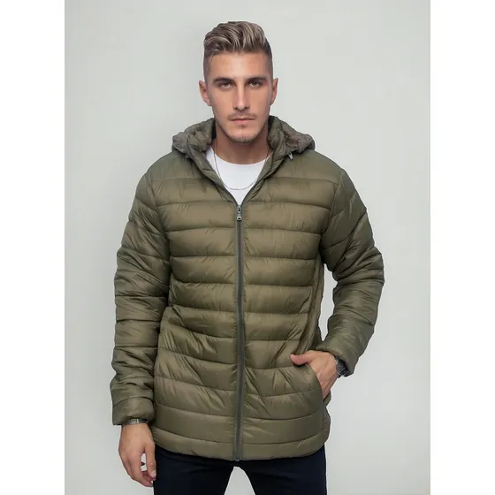 Campera Importada Inflable Pluma + Corderito Hombre Y dama