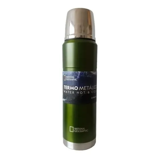 Termo Acero Inox National Geographic 1 Litro Pico Cebador