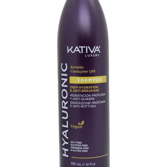 Kativa Hyaluronic Shampoo Hidratación Profunda Vegano Pelo