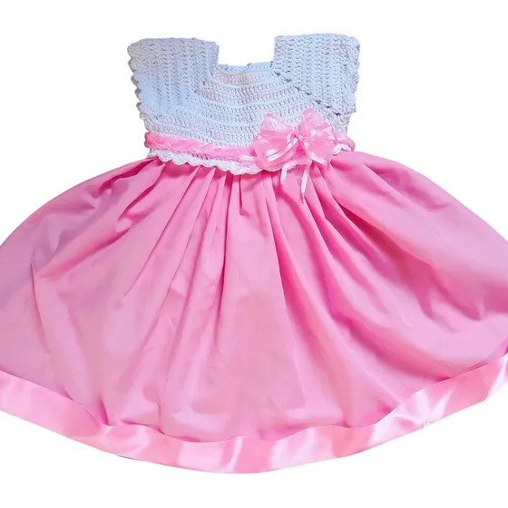 Vestido Para Niñas Simple Kn