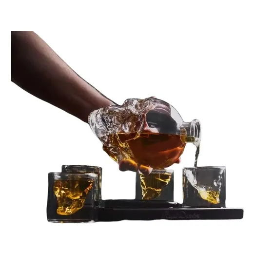Set Licorera + 4 Copas De 25ml