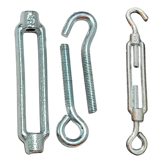 Tensores Galvanizados M5 - 3/16   Ojo Gancho X 10 Unidades