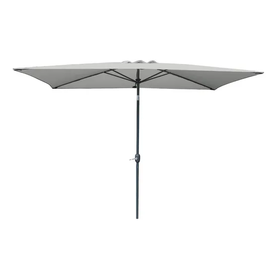 Sombrilla Jardin Rectangular 3x2 Mts Con Manivela Inclinable