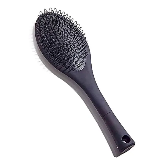Cepillo Acojinado Especial Extensiones Pelucas Profesional Color Negro