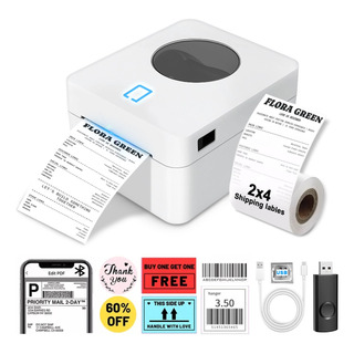 Impresora Térmica De Etiquetas 25-100mm Con Bluetooth Y Usb Impresora Térmica De Etiquetas 25-100mm Con Bluetooth Y Usb