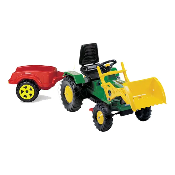 Tractor Pedal Cadena Farmer + Remolque Pala Biemme 3 A 6 Año