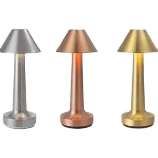 Led Charging Tricolor - C Bronze - Candeeiro De Mesa Retro I