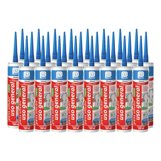 Silicon Uso General Blanco 280ml Pennsylvania (25 Piezas)