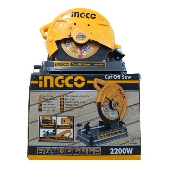 Tronzadora Corte Metal Disco 14 Pulgadas 2200w Ingco