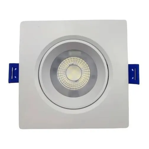 Lámpara Led Para Empotrar Cuadrada Spot 5w 3000k Wellmax