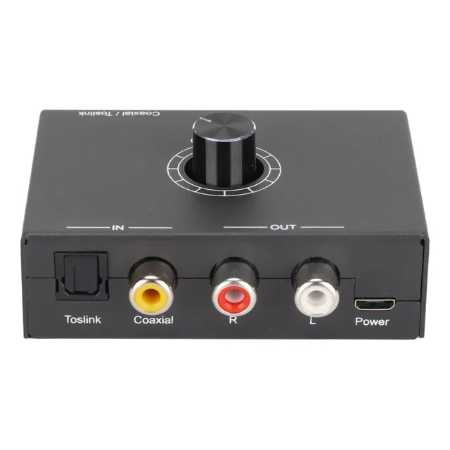 Convertidor Dac De 192 Khz, Óptico Digital, Coaxial A Analóg