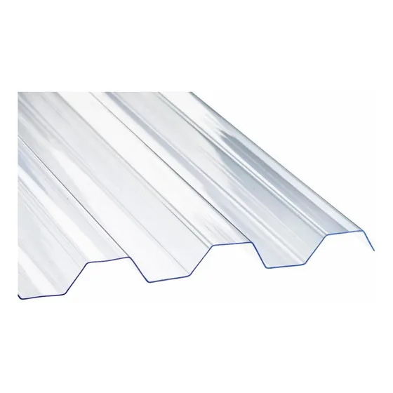 Lamina Rib Transparente De 1.27 X 7.32 M.