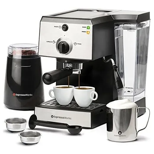 Máquina De Café Espresso Y Máquina Para Hacer Capuchinos Con
