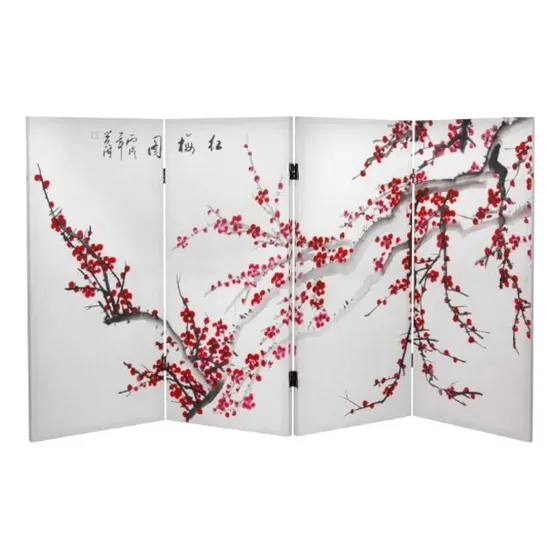 Muebles Orientales Separador De Ambientes De Lona De Flor De