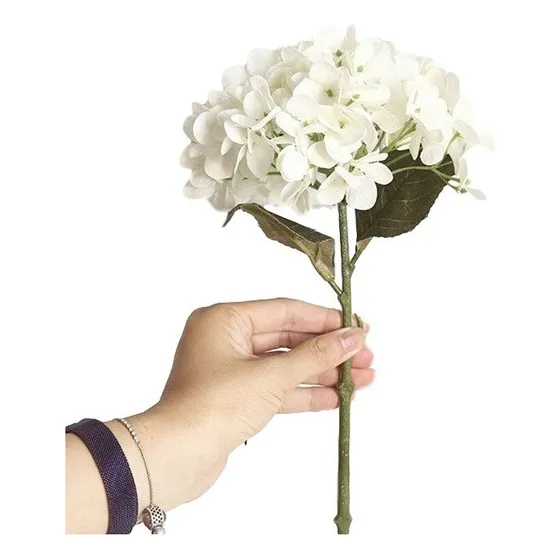 Hortensia Flores Artificiales Ramo Flor De Seda Decoracion