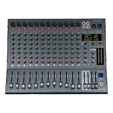 Mezcladora para DJ analógico Gochanmi nx1200 tyt-nx1200-mx color negro