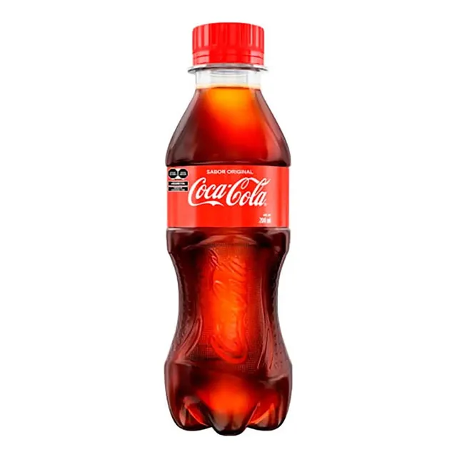 Refresco Coca Cola Pet 6 Piezas De 200 Ml C/u 