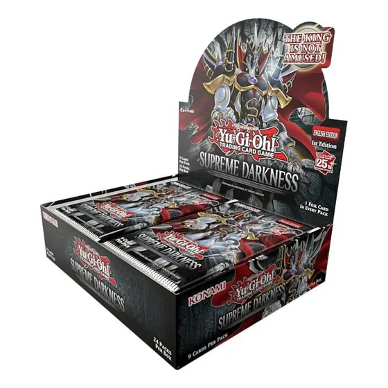 Yugioh Supreme Darkness Booster Box Display Inglés