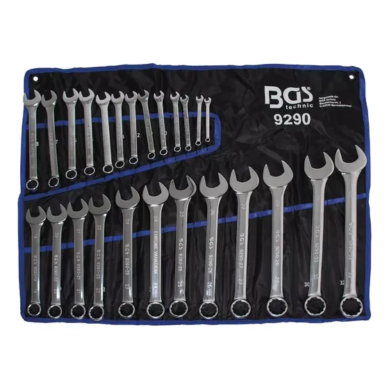 Juego De 25 Llaves Combinadas 12 Caras 6 A 32 Mm 15° Bgs