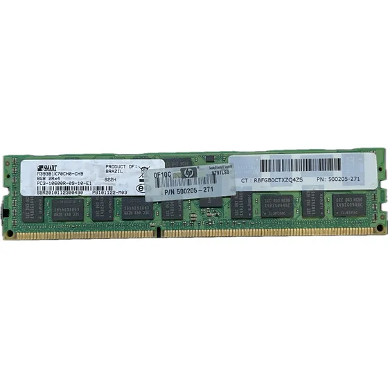 Memória Smart Servidor 8gb Pc3-10600r M393b1k70ch0-ch9 