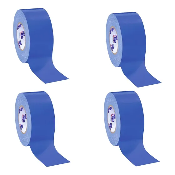 Cinta Pato Resistente 48mm Azul 36 Metros - Pack X4