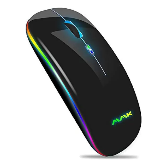 Mouse Con Bluetooth Delgado De Doble Modo,