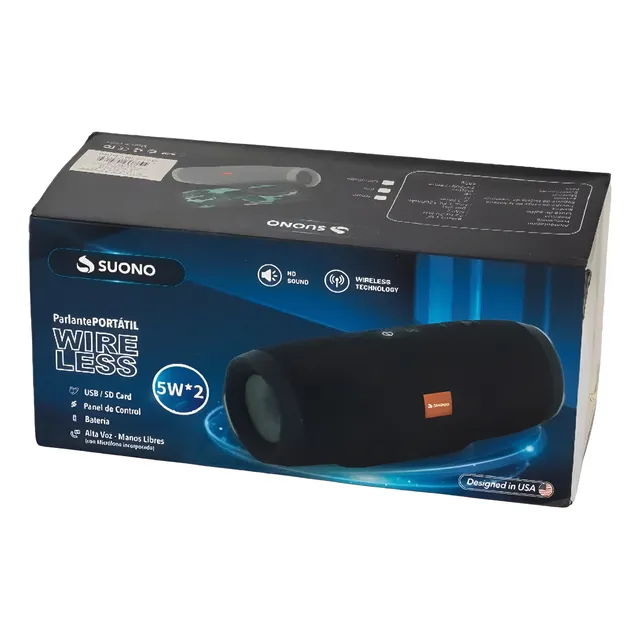 Parlante Portatil Suono 2.1 Wireless Speaker Portátil Usb/sd