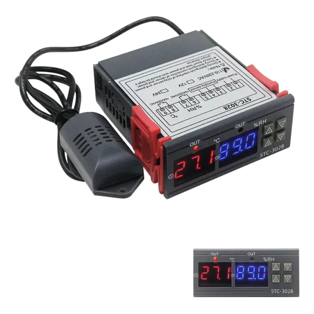 Termohigrómetro Digital Stc3028 Termostato Control Humedad