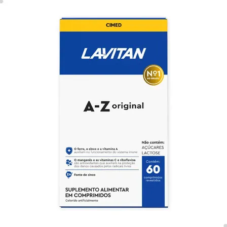 Lavitan Multivitamínico A-z Original 60 Comprimidos Neutro