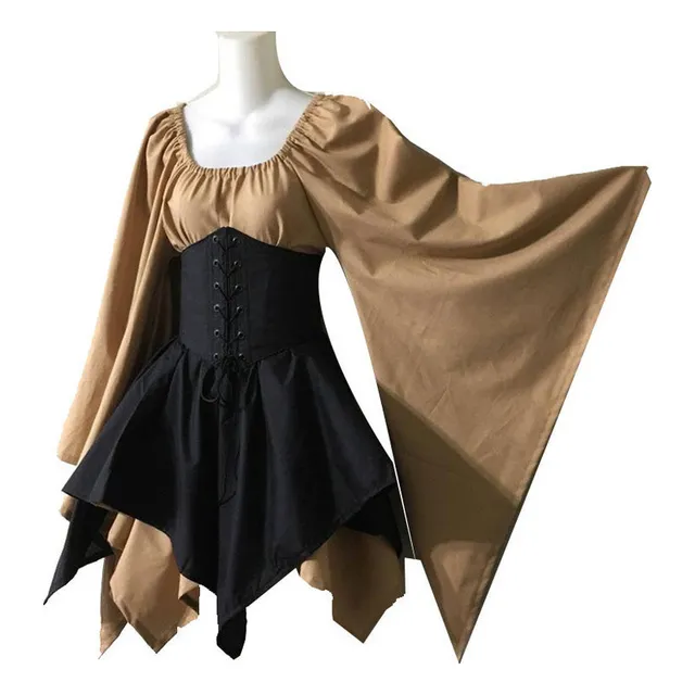 Disfraz De Hada Elfa Medieval Para Mujer Adulta S-5xl