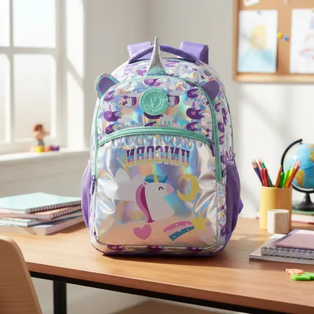 Mochila Escolar Juvenil Rainbow Squad Feminina 2025 Luxo