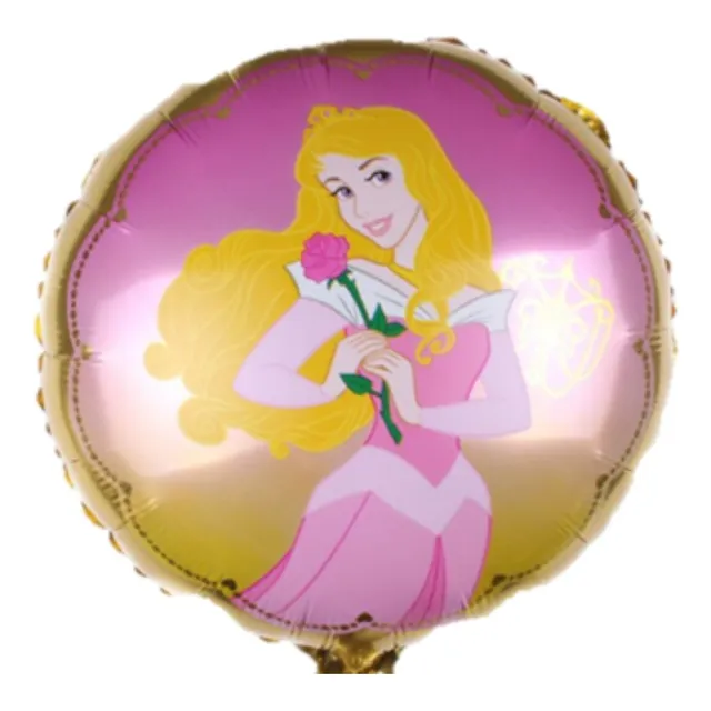 Globos Foil 18  Redondos Princesas 30 Unidades Metalizados
