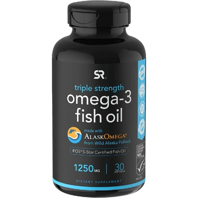 Aceite De Pescado Omega 3 Sports Research 30 Capsulas