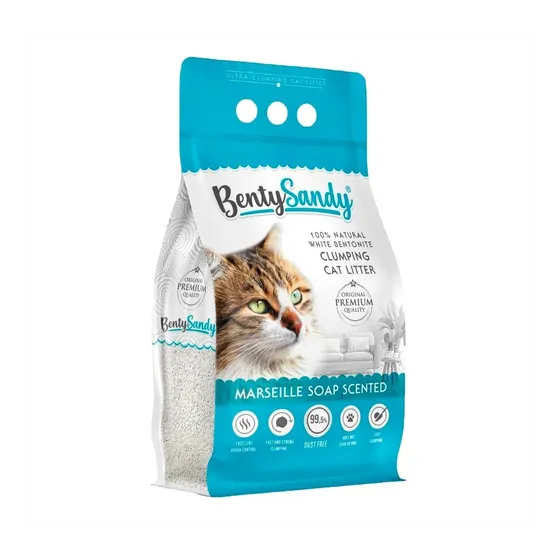 Arena Gatos Absorbente Bentonita Marsella Bentysandy 20 L 