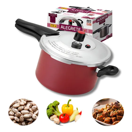 Panela Pressão 4,5l Fechamento Externo Antiaderente Premium