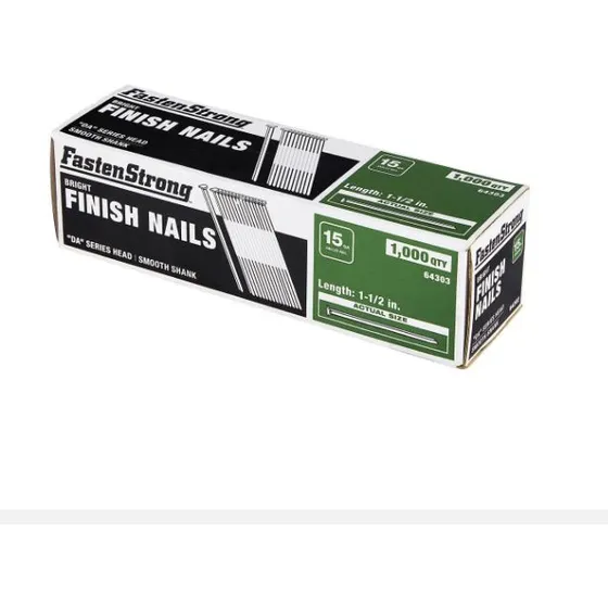 Clavos  1-1/2 PuLG Cali 15 Acabado Brillante 1000 P 5 Cajas