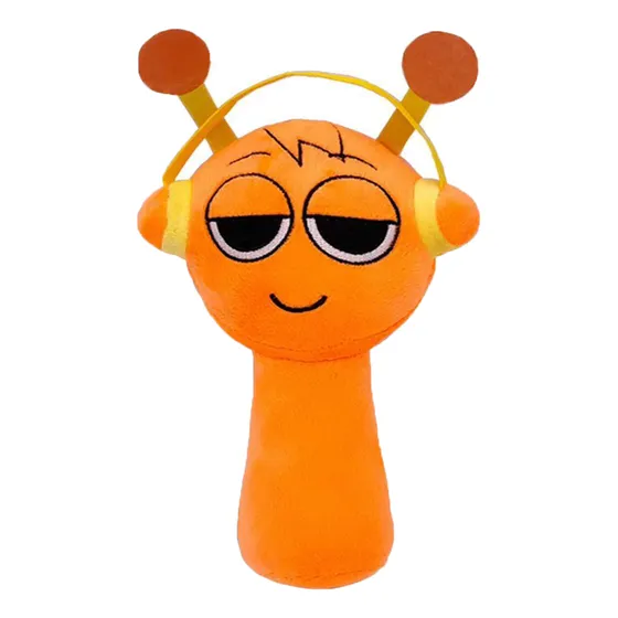 Peluche For Sprunky Sprunki Muñeco Juguete Wanda Marrón Brud Color Naranja
