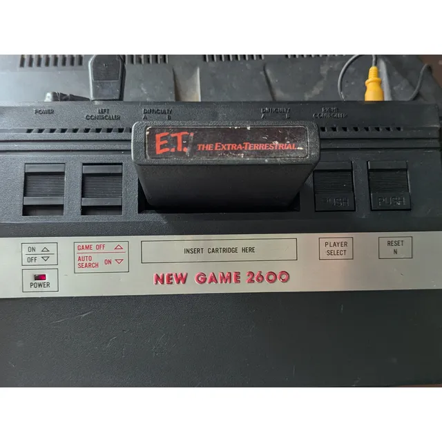 Consola Atari 2600 Antiguos 82 Vintage E.t. Listo Para Usar