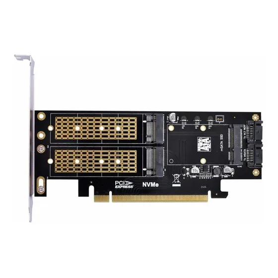 Pci Express Pci-e 3.0 And Dual Sata A Ngff Nvme Msata M-key 